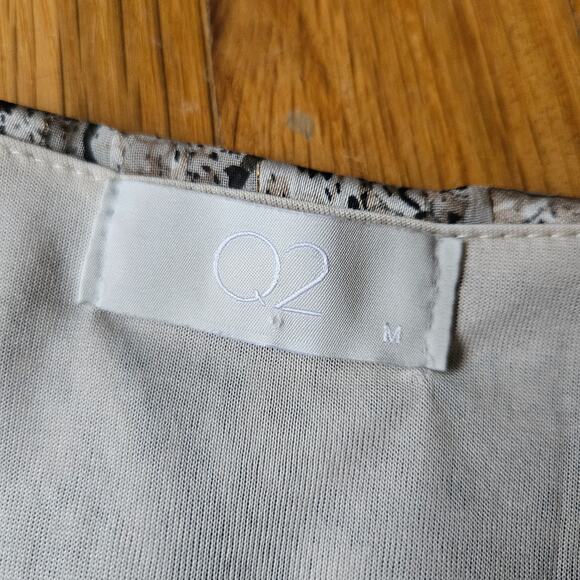 Q2 Snake Print Maxi Dress – Flutter Sleeve, Tie Waist, Women’s M - Picture 6 of 8